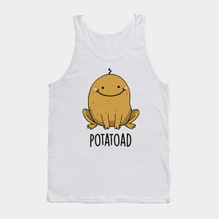 Potatoad Funny Potato Toad Pun Tank Top